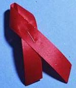 Imagen de una cinta de la conciencia del SIDA